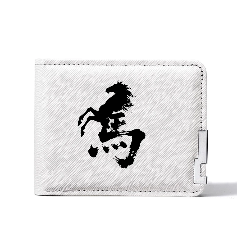 กระเป๋าสตางค์ผ้าแคนวาสแบบพับสองชั้นสำหรับผู้ชาย กระเป๋าใส่บัตรเครดิตอเนกประสงค์ลายการ์ตูน กระเป๋าสตางค์แบบสั้น กระเป๋าจัดระเบียบขนาดกะทัดรัดสำหรับผู้ชาย