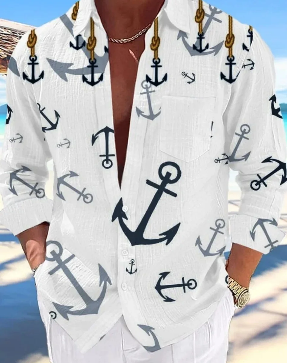 

2025 Men's shirt Summer casual fashion shirt for men loose and breathable Hawaiian shirt for men casual men's clothing top