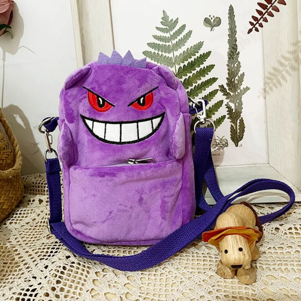 mochila-de-pelucia-pokemon-anime-gengar-psyduck-brinquedos-de-pelucia-bolsa-de-ombro-bolsas-portateis-para-fones-de-ouvido-e-batom-presente-para-meninas