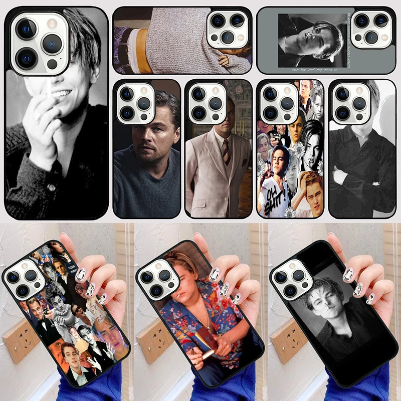 Leonardo DiCaprio Handsome Face Phone Case Back Cover for iPhone 16 15 SE2020 14 13 11 12 Pro Max mini XS XR X PlusS Coque