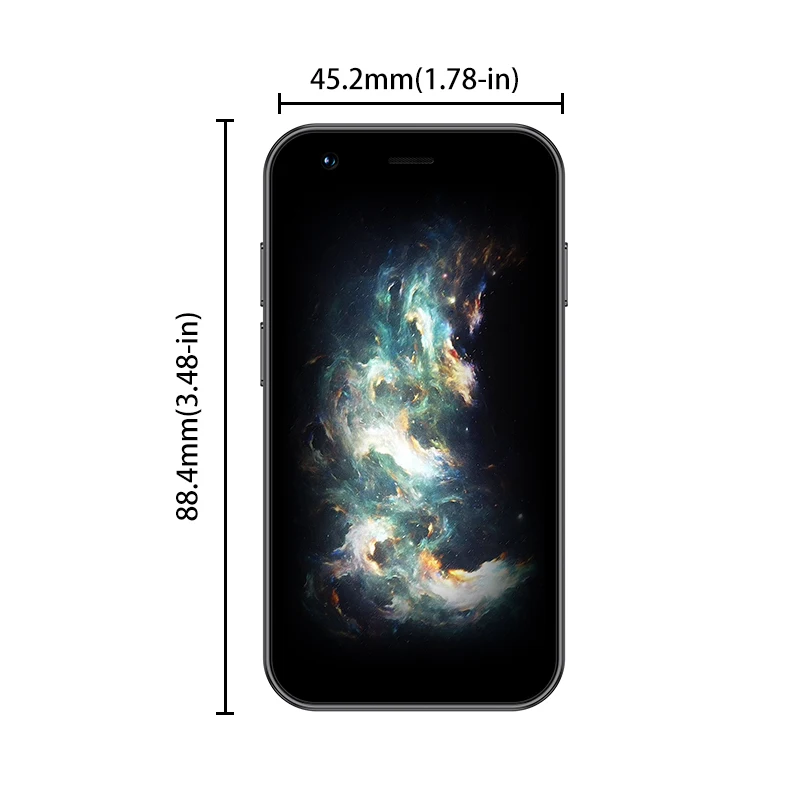 Smartphone Mini ONEMYTH A17 |   Tela de 3,0 polegadas + Android |   2+16GB de RAM |   Dual SIM 3G |   Play Store |   Várias cores disponíveis