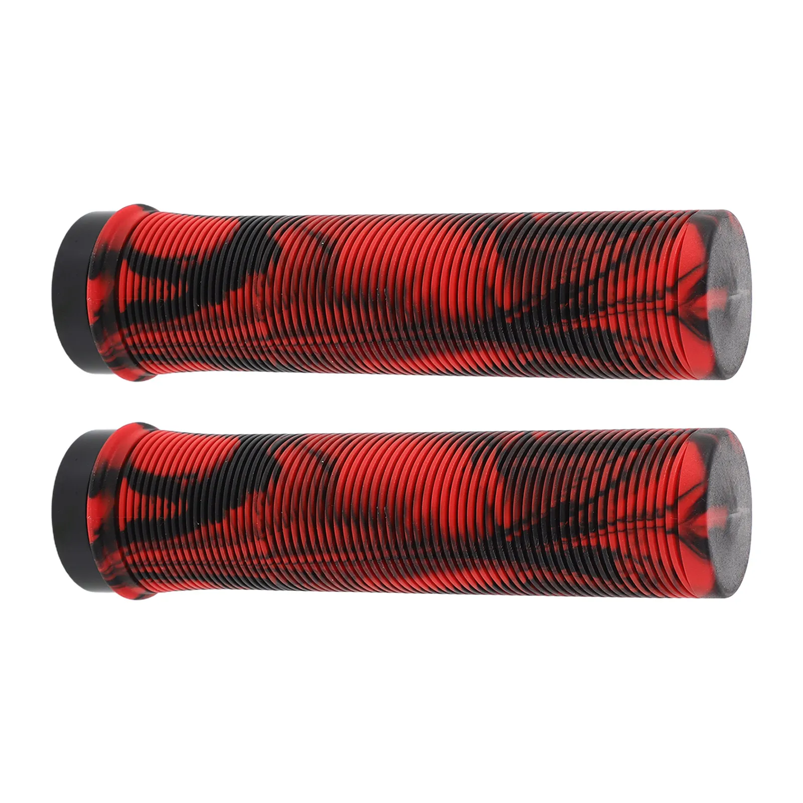 

2pcs Folding Handlebar Grips Non Slip Tpr For Mountain Bikes Camouflage Easy Installation Bike Accessories Replacement