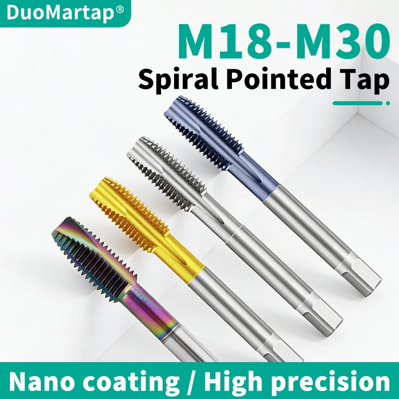 

Машинные резьбонарезные метчики Duo Martap HSSE JIS Standard со спиральным наконечником M18-M30