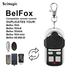 Clone Belfox 7834 7834-E 7834VA 7834 Mini HS-868-20 Garage Door Remote Control 868mhz Belfox 868 Gate Opener Copy