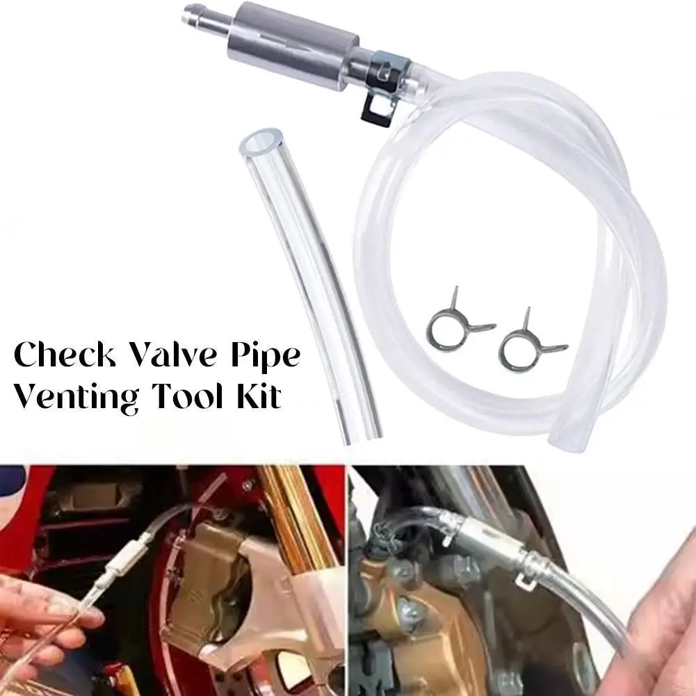 

Мотоциклетный автомобильный тормозной шланг для прокачки тормозной жидкости, односторонний обратный клапан, набор инструментов для вентиляции трубы