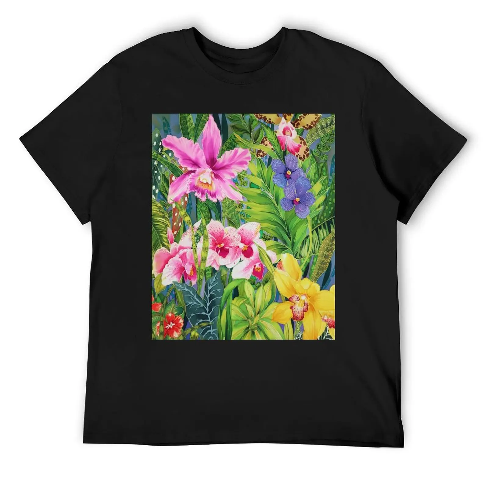 Assorted Orchids T-Shirt cotton graphic tees summer top oversized t shirt man t shirt men t shirts high quality