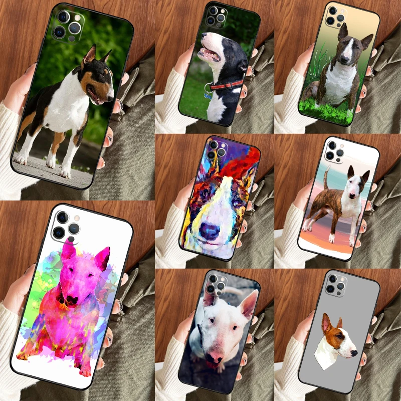 Funda Bullterrier Bull Terrier Dog para Xiaomi 15T 13T 14T Pro 15 17 Ultra POCO X8 Pro Max X5 X6 X7 F5 F6 F7 F8 Ultra