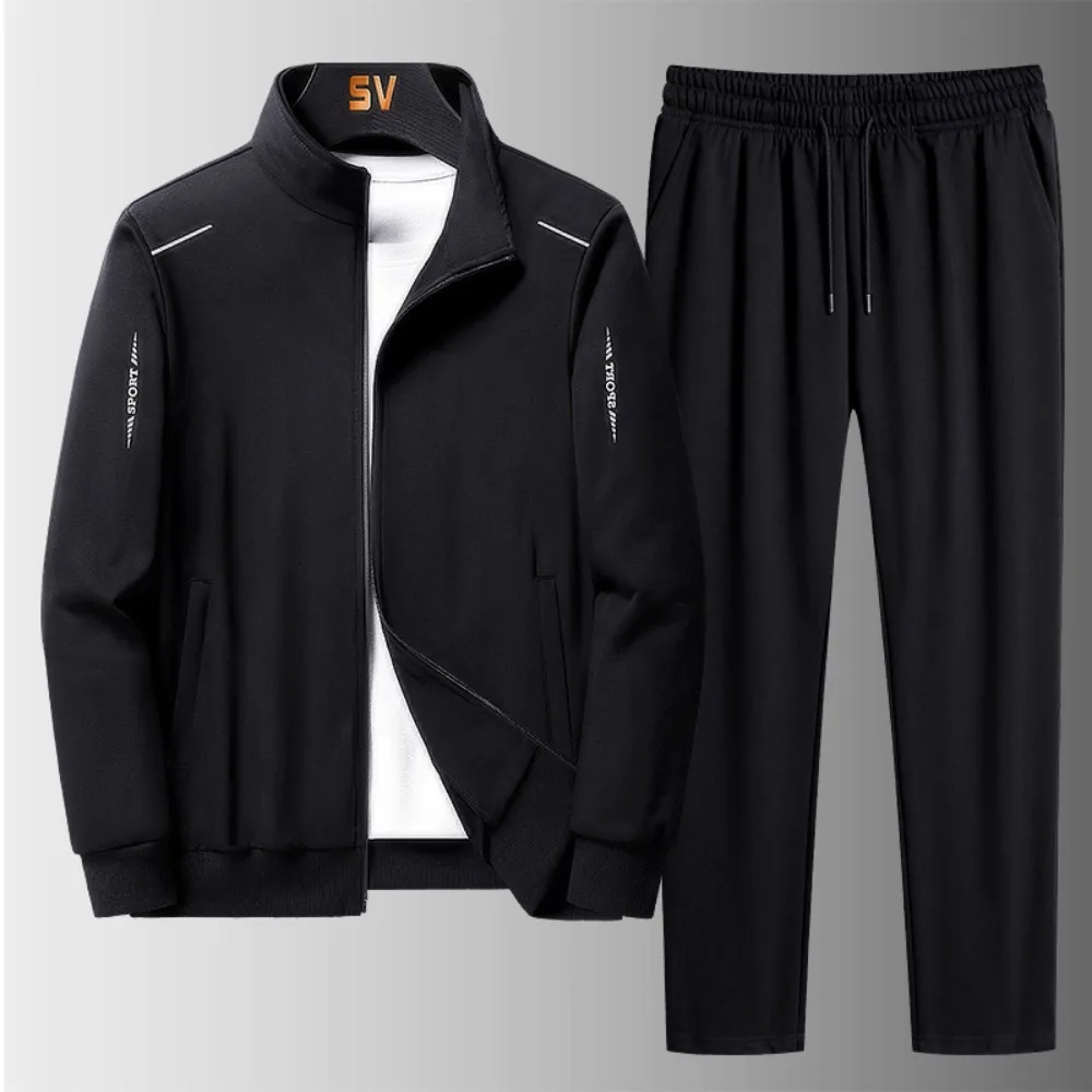 2024 New Fashion Casual Sports Suit Men\'s and Youth Casual Sportswear Suit Men\'s Running Suit Long Sleeve Pants Suit