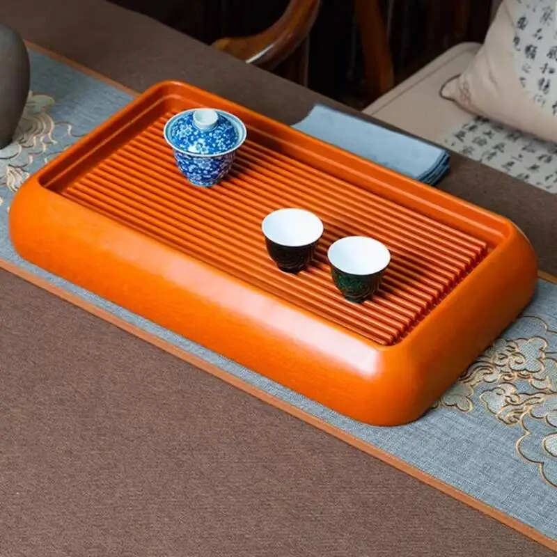 Wooden Ceremony Tea Tray Saucer Tableware Hospitality Coasters Tea Tray Small Wood Plates For Food Bandeja Madera Home Products