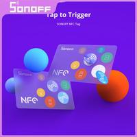 SONOFF NFC Tag 215 Chip 540 Bytes Smart Tags Automation Shortcuts Tap To Trigger Smart Scene Compatible With NFC-enabled Phones