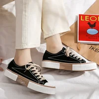 Tendance hommes toile chaussures plates vulcanisées chaussures pour hommes 2024 printemps été confortable casual baskets mode Couple chaussures de marche 6
