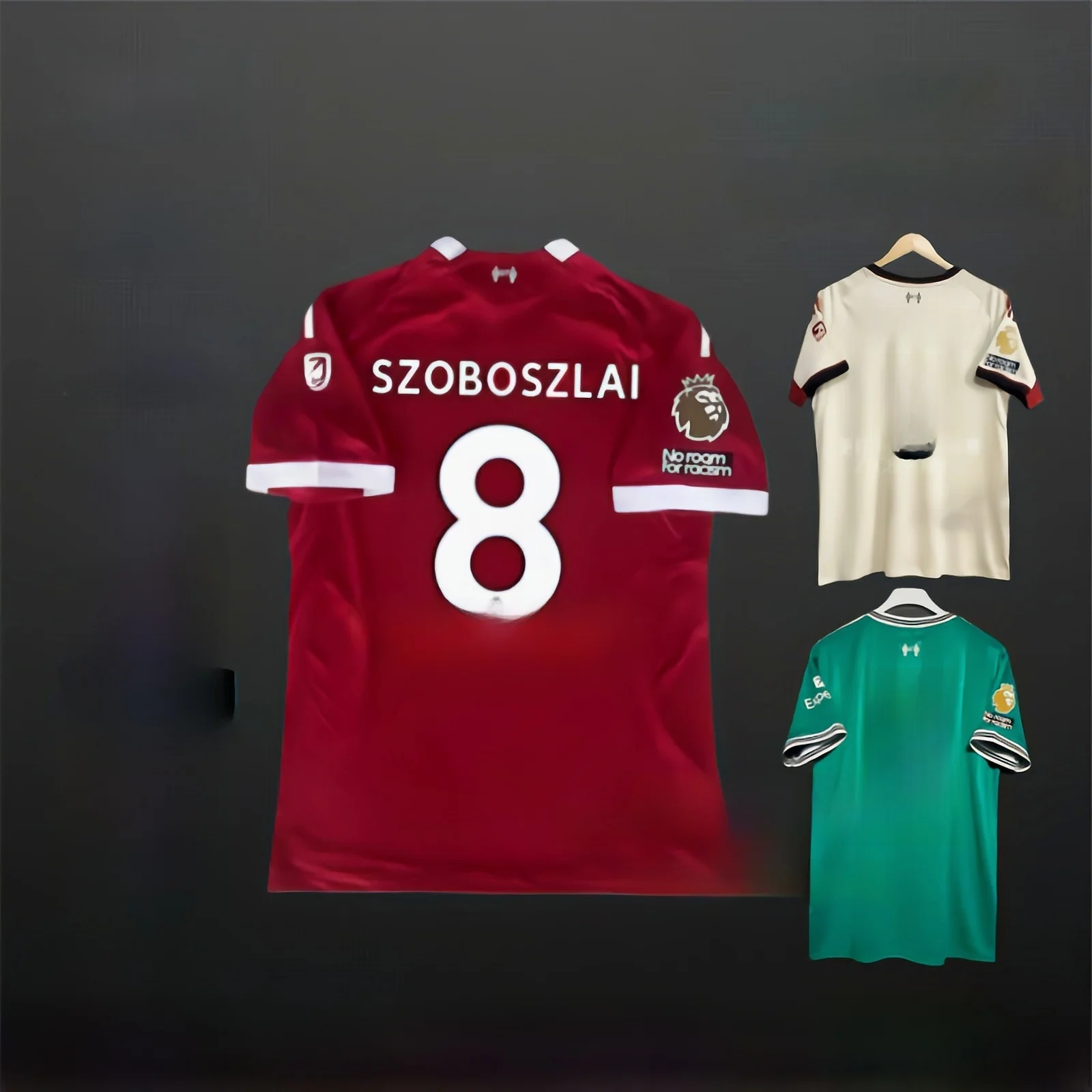 قميص كرة قدم بأكمام طويلة للمنزل والخارج، زي رياضي للاعبين للرجال والنساء، زي فريق قابل للتخصيص #4