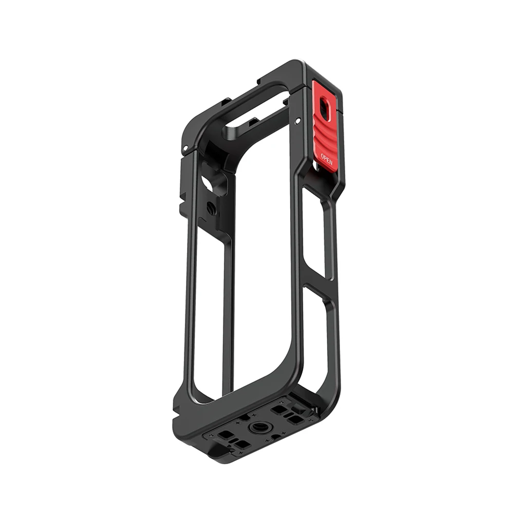 Für Insta360 X5 Erweiterung Fall Metall Schutz Rahmen Mit Kalten Schuh Halterung Magnetische Basis für Insta 360X5 Kamera Käfig Rig – Detail 35