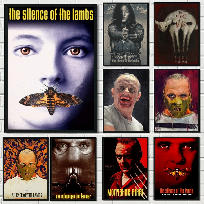 The Silence Of The Lambs 5D Diamond Painting Mosaic Embroidery Hannibal Horror Movie Crystal Cross Stitch Rhinestone Home Decor