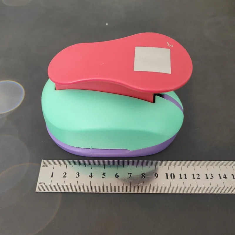 1 قطعة 33 مللي متر ثقب مربع لكمة إيفا رغوة الة قطع الورق للمدرسة مكتب بطاقات المعايدة DIY بها بنفسك صنع سكرابوكينغ أدوات القطع الحرفية