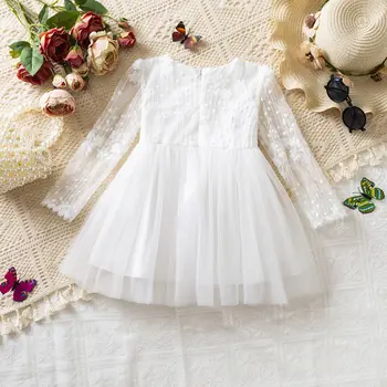 10 best sales Vestido branco para chá de bebê - №7