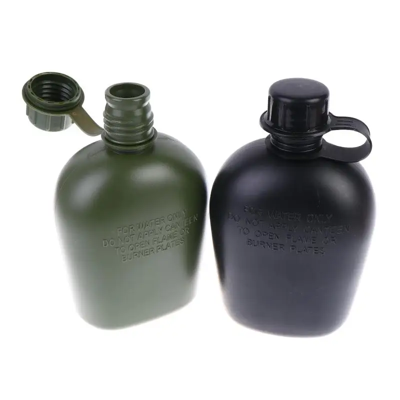 New American Style Tactical Single Soldier Water Bottle High Polymer Outdoor Camping  Fan Water BottleAcc