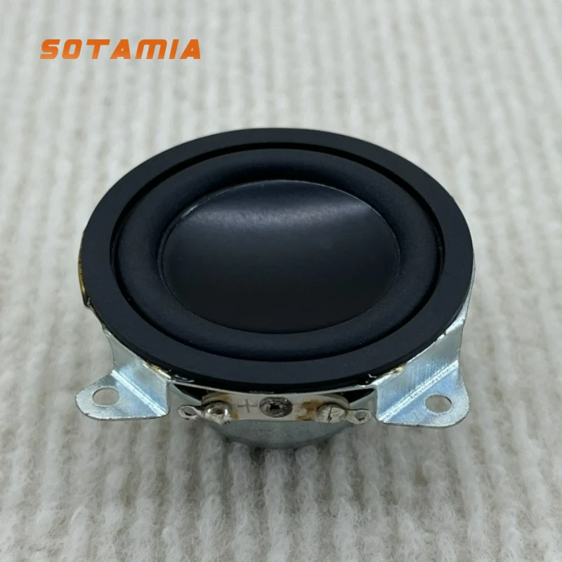 SOTAMIA 2PCS 2 인치 풀 레인지 오디오 스피커 4 옴 10W 내장 왜곡 각도 알루미늄 합금 방수 분지 야외 스피커