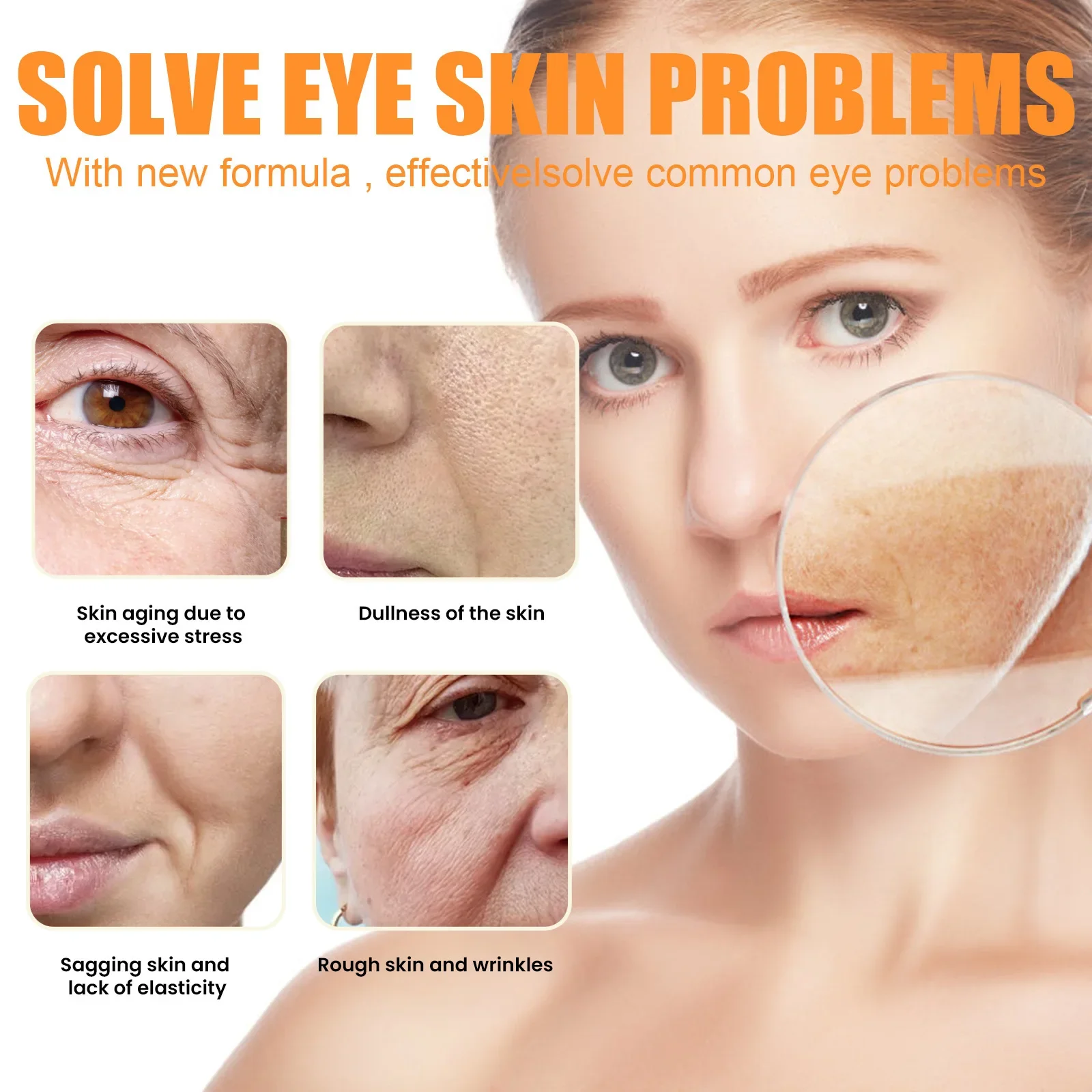 Exclusive Jaysuing Soluble Collagen Film Fade Cheeks and Forehead Fine Lines Eye Mask Lift Firming Mask