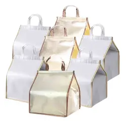 Foldable Large Cooler Bag Portable Food Cake Insulated Bag Aluminum Foil Thermal Box Waterproof Ice Pack Lunch box Delivery Bag