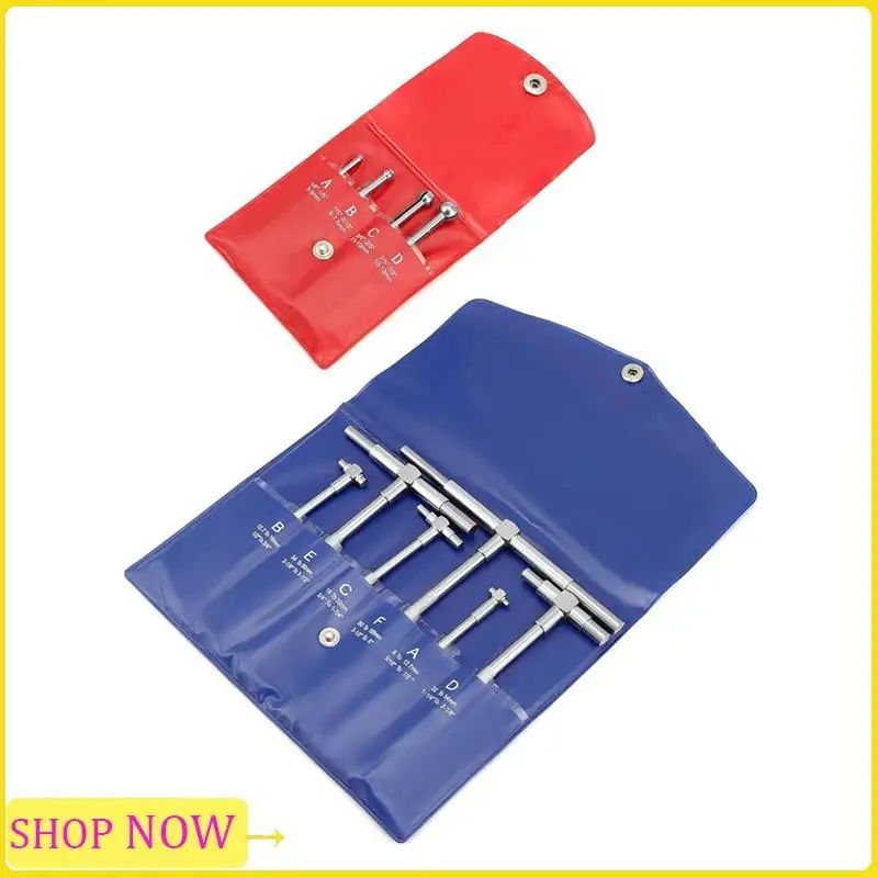 

Stainless Steel Telescoping Bore Gauge Set - 1/8 To 1/2In Range And T Bore Hole Gauge Telescopic Gauge 6Pcs 5/16 To 6In, Durable