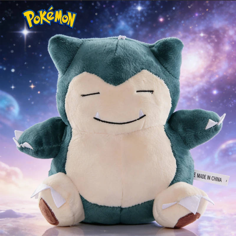 

HOT 16cm-24cm Pokemon Snorlax Stuffed Plush Toys Kawaii Charmander Pikachu Turtle Anime Doll Birthday Christmas Gift=