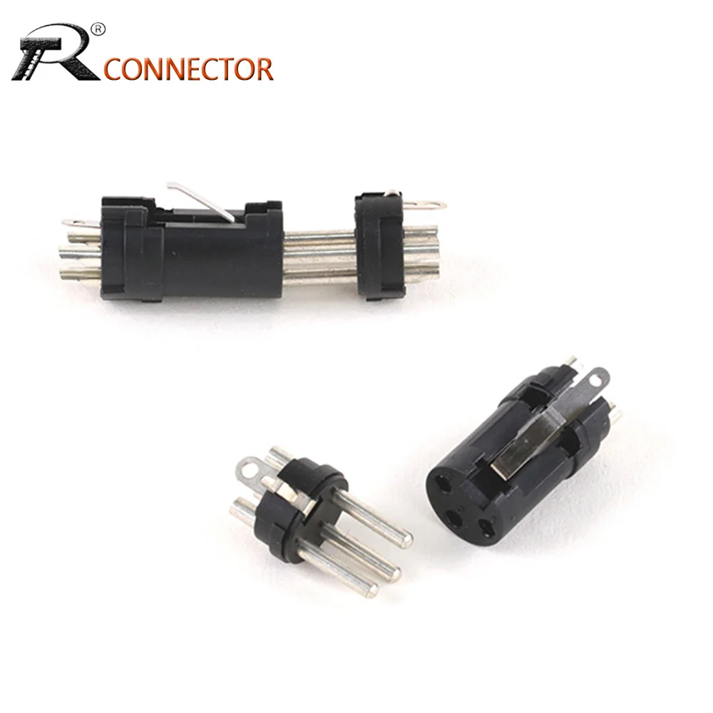 50PCS 3PIN XLR Microphone Connectors Male Female Adapter Wire Connectors Audio Accessories without Case