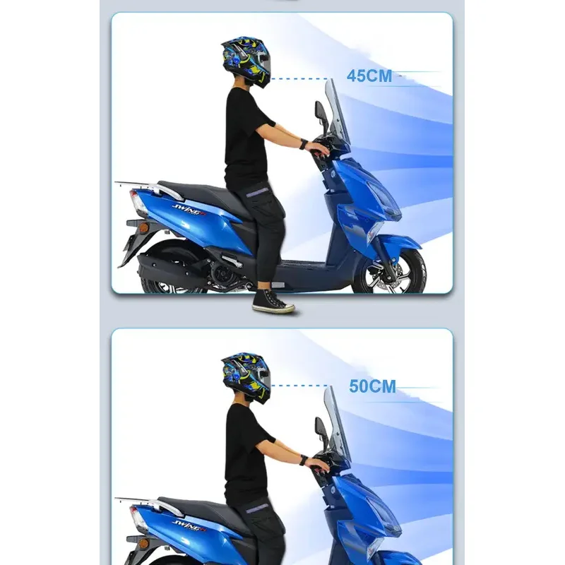 For Suzuki UY125 Haojue afr125 uy 125 motorcycle windshield modification windshield can be raised and lowered (upgraded version)
