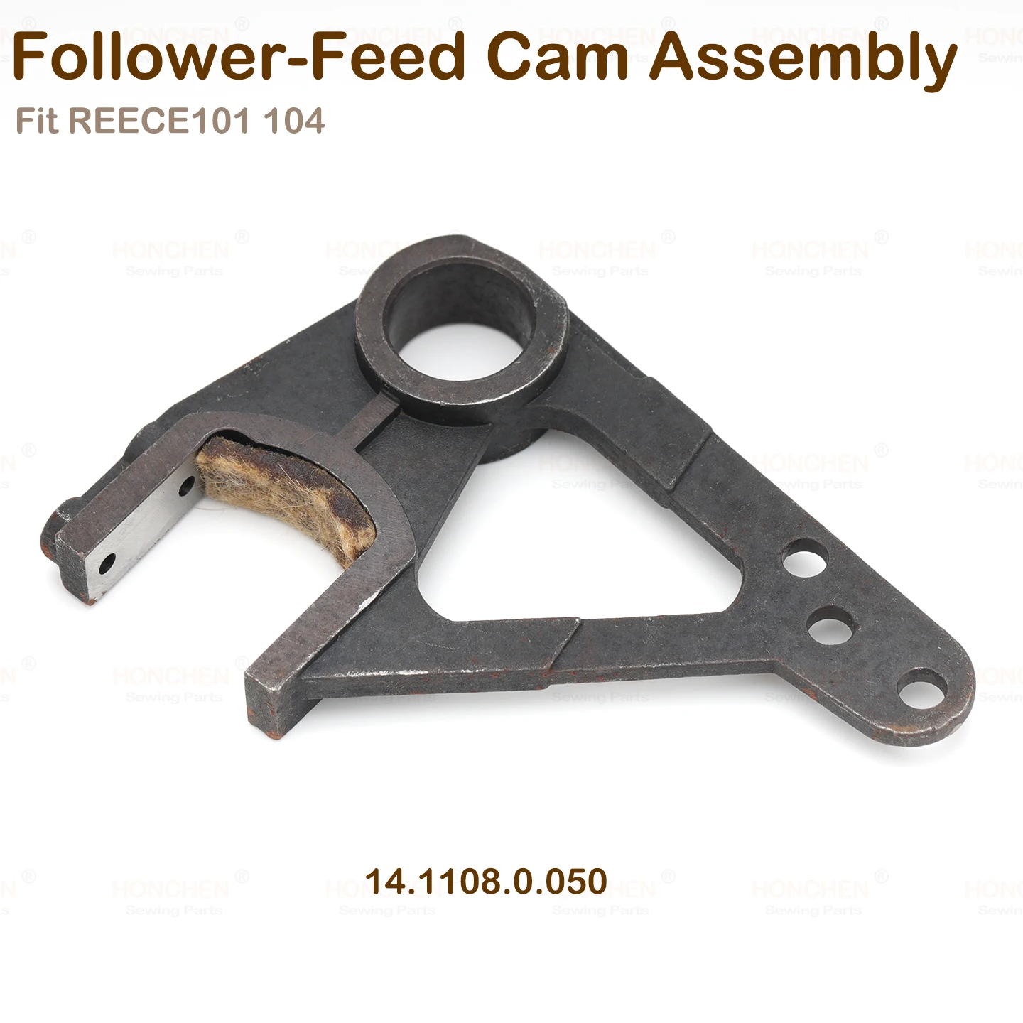 

Электронный держатель для кнопок с проушиной, детали швейной машины, подача стежка 14,1108.050,050, кулачок с подачей толкателя в сборе, подходит для REECE S101 S104