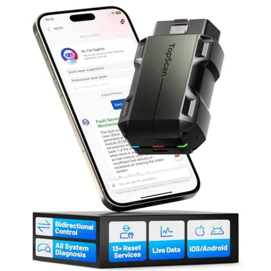 OBD2 Scanner Blueto…