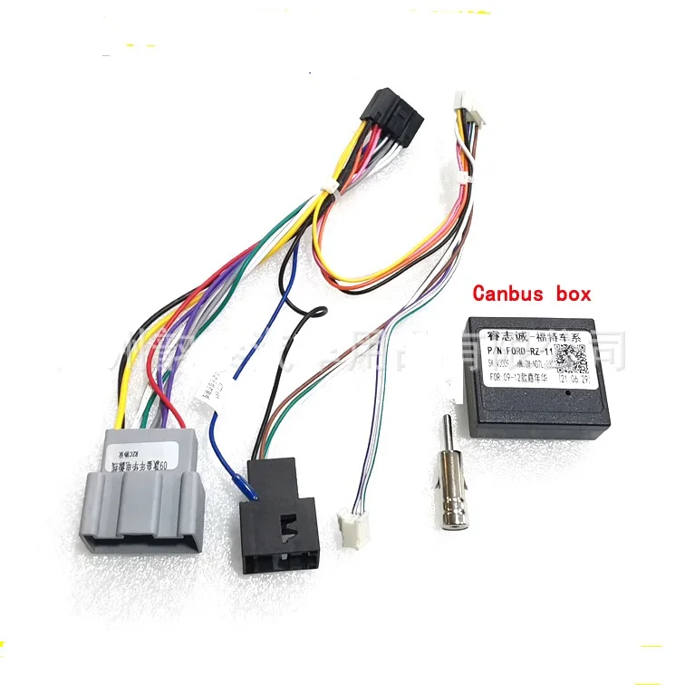 

16 Pin Raise CANBUS Decoder FordD-RZ-11 Wiring Harness Adapter For Ford Fiesta 09-12 Android Player