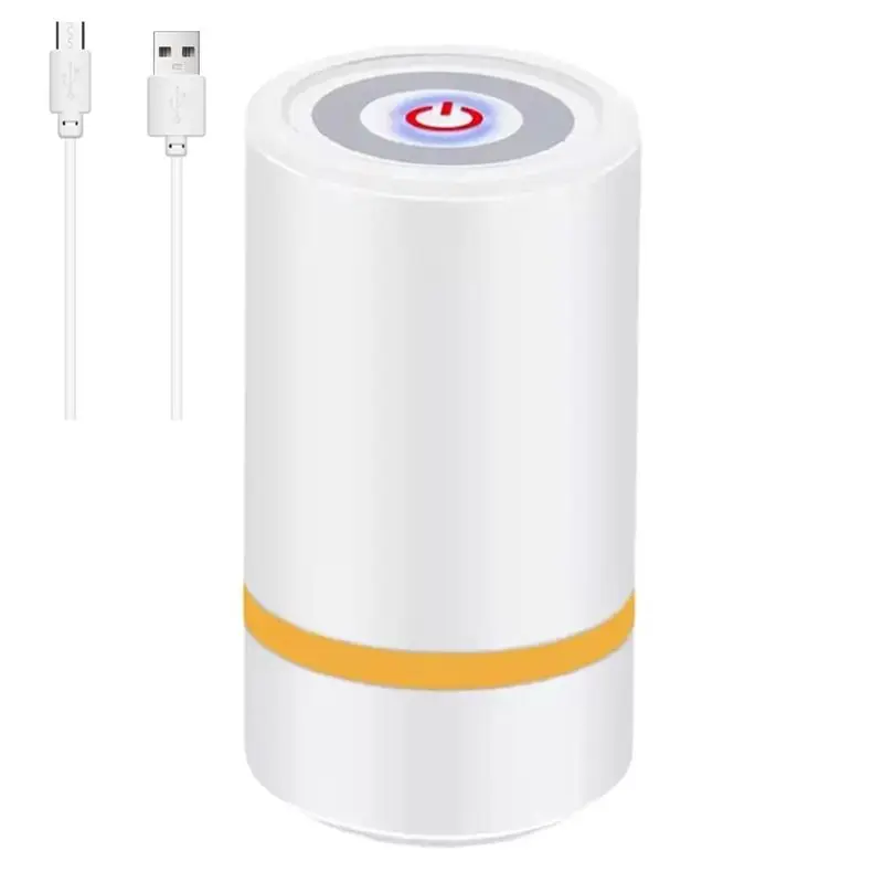 

LICE-Portable USB Rechargeable Handheld Mini Bag Sealer Easy Carrying With 10 Bags White