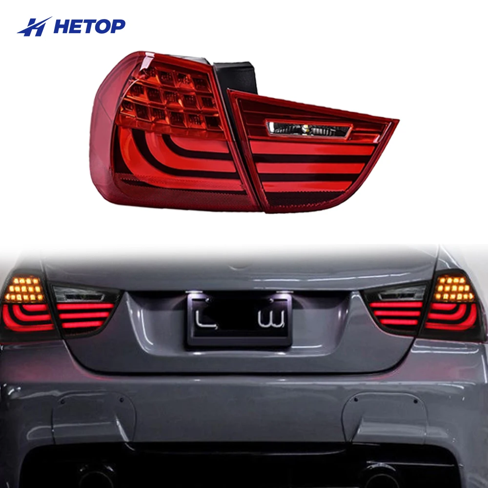 

Автомобильные фонари Hetop для BMW E90 2009-2012, 3 серии, 318i, 320i, 323i, 325i, светодиодные задние фонари, сигнальные лампы, аксессуары.