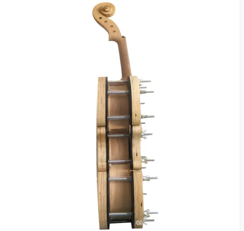 Solid Wood Viola Violin Top Back Fixed Clamp Ribs Crack Repair Clips, Luthier Metal Stick Diy Violin Making Repair Gluing Tools