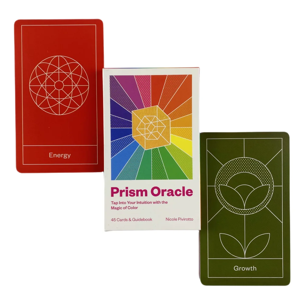 Prism Oracle Cards A 45 Tarot Tap Into Your Intuition With The Magic Of Color Divination Edition Deck Borad Playing Games