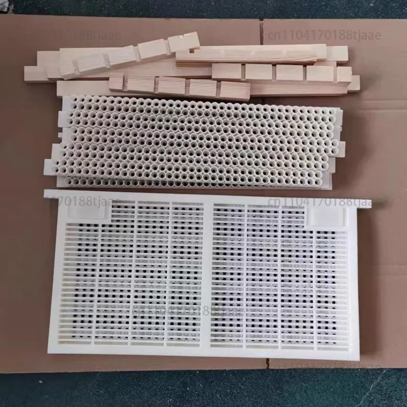 1set Queen Rearing System Bee Larva Cell Cups Frame Cage，Bring The Slurry Frame Breeding Box