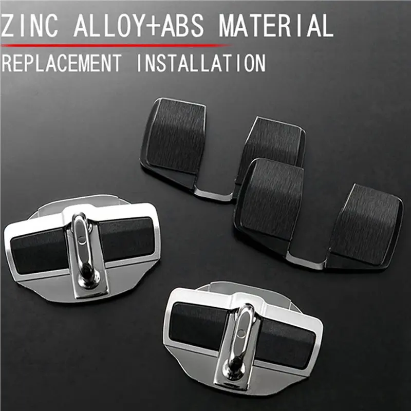 New-4Set Car Door Lock Stabilizer Buckle For Honda Civic Accord CRV Odyssey HRV Door Protector Latches Stopper Covers