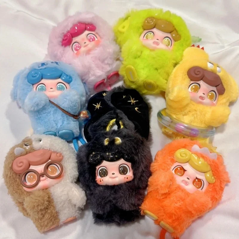 

Genuine Q.Kid Blind Box Emotional Hairy Monsters Series Kawaii Vinyl Face Plush Doll Decoration Bag Pendant Surprise Gift
