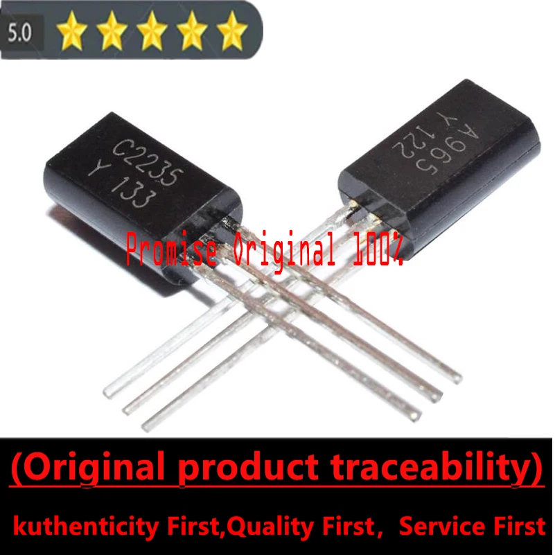 

Promise to Original 100% Low Power Amplifier A965 C2235 2SA965 2SC2235 Audio Transistor (Made in Taiwan)