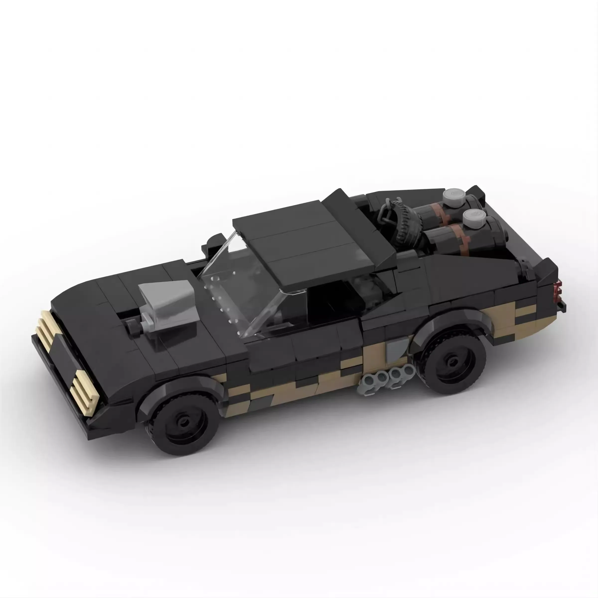 Bricklink MOC Movie Mad Max V8 Interceptor Muscle Car Vehicles Technical Car Speed Champions Building Blocks giocattoli regalo di natale