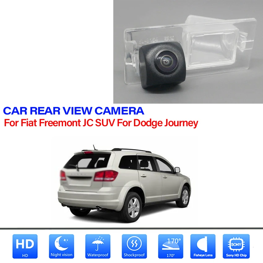 

HD Night Vision Waterproof Car Vehicle Rear View Backup Camera For Fiat Freemont JC SUV For Dodge Journey 170° Wide Angle