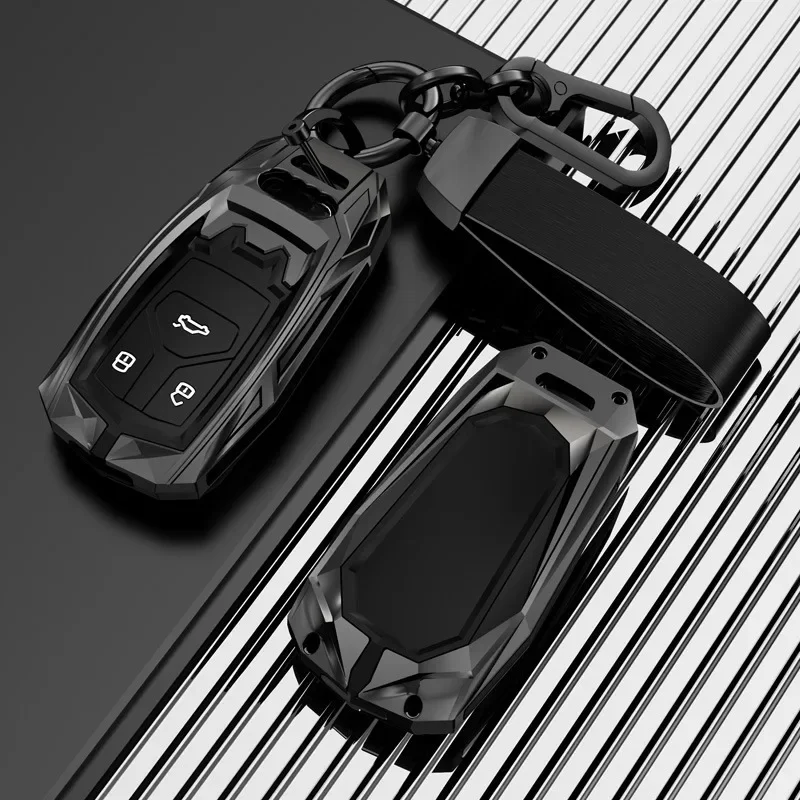 

Zinc Alloy Car Key Case Cover Holder Key Shell Buckle for Audi A6L/A4L/Q5L/A3/Q3/A6/A4/Q5/Q2L/A7L/A3L/A5/Q7
