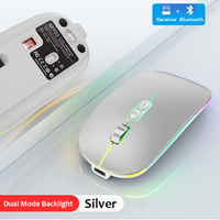 Bluetooth Mouse for CHUWI Hi Pad Hipad X / HiPad Max Computer Wireless Mouse Rechargeable Mute Silent Optical Gaming Mouse