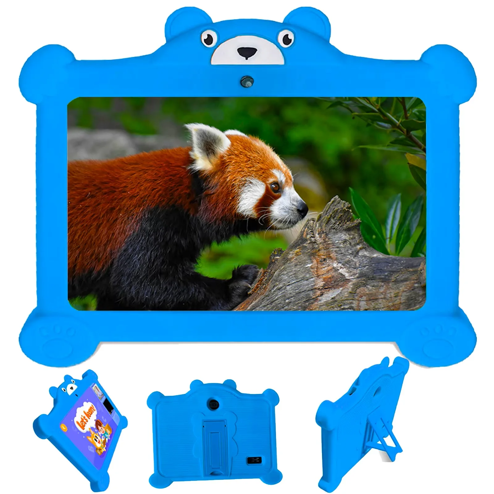 新しい漫画柄キッズタブレット-7インチ-クアッドコア-4gb-ram-64gb-rom-android学習教育ゲームタブレット-子供向けギフト