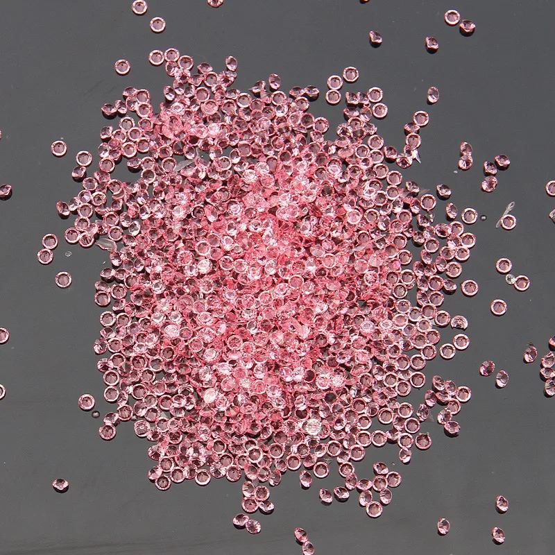 1000 Teile/los 4,5mm Acryl Kristalle Streuung Tisch Diamant Strass Edelsteine Konfetti Hochzeit Dekoration Gunsten – Detail 10