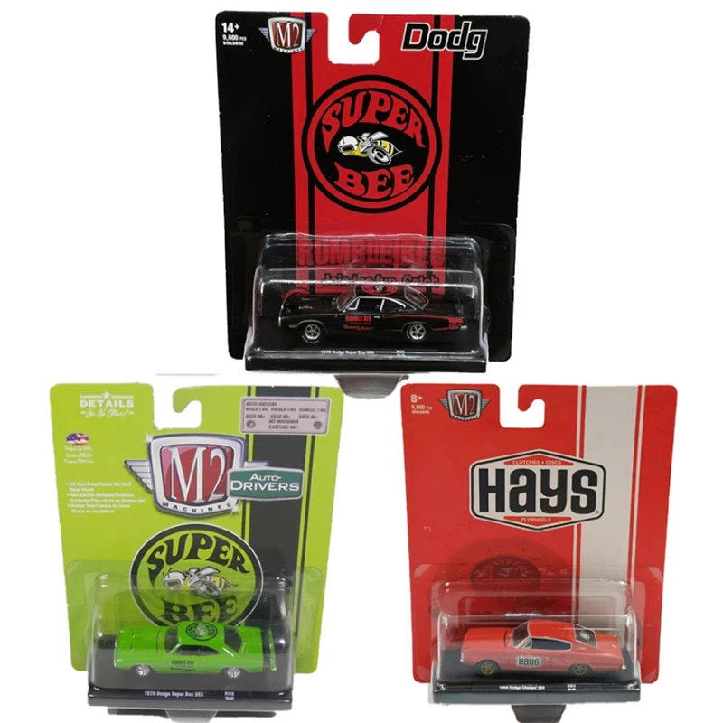

M2 Diecast 1:64 Scale 1370 Super Bee 440/Charger 383 Simulation Alloy Car Model Collection Display Toy