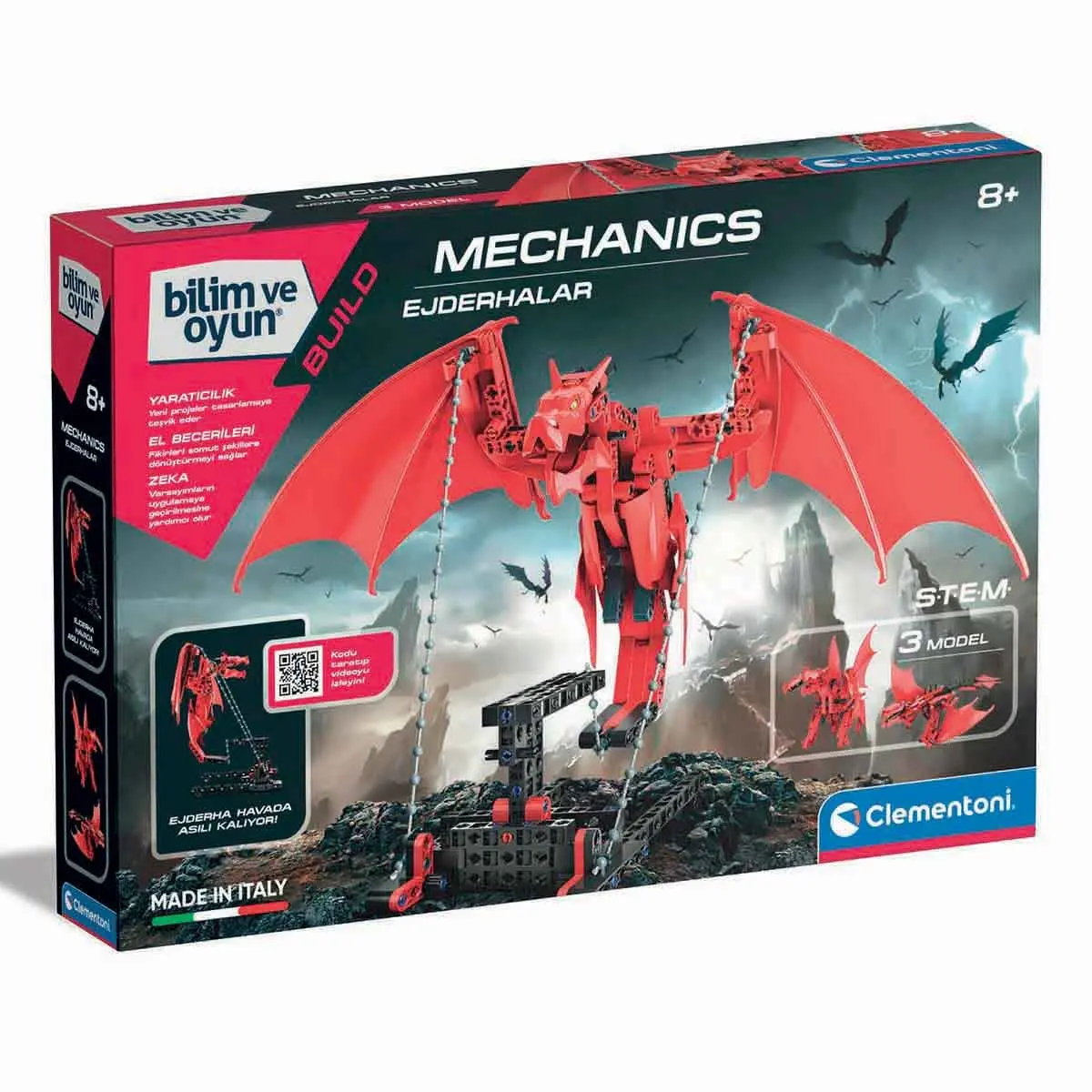 64327 flying dragon-mechanical lab + 8 years old