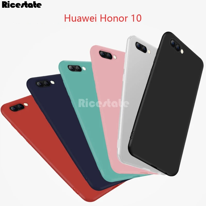 Silicone Case For Huawei Honor 10 Case Honor10 COL L29 Cover 5.84 Candy Slim Thin Soft TPU Back Cover Coque For Huawei Honor 10