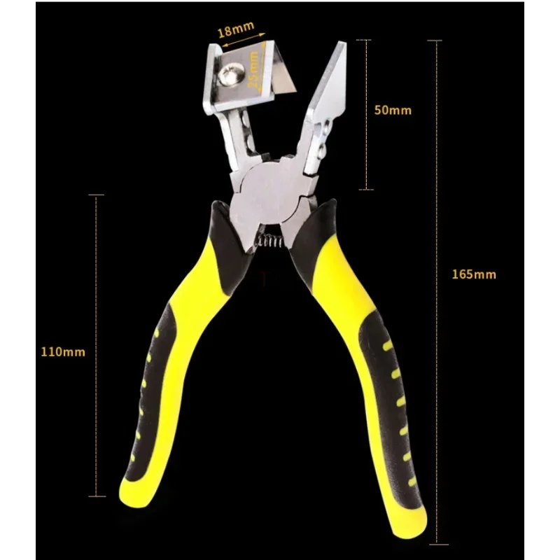 Aluminum Doors Windows Adhesive-tape Scissors 45° 90° T-type V-port Adhesive-strips Pliers PVC PE Plastic Pipe Hose Cutting Tool