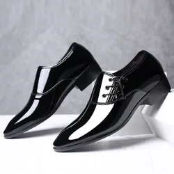 Men Shoe Pointed Leather Shoes for Men Business Attire Original Men Dress Shoes Designer Shoe Wedding Shoe Zapatos Para Hombres